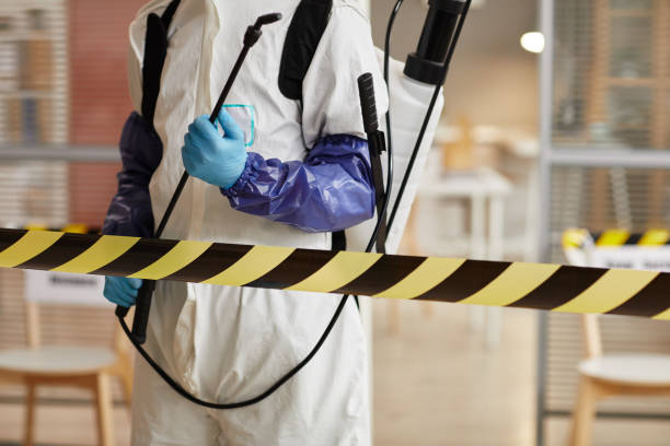 Professional Crime Scene Cleanup technician working in Bayonne, NJ